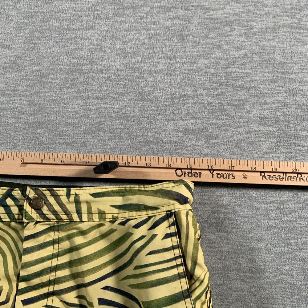 Prana Pants Womens Small Abstract Leaf Print Outdoor Hiking Polyester USA - Picture 7 of 14